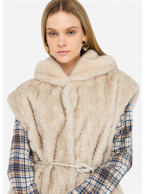 Gilet con cappuccio LIU JO | MF5364E1044/W9868